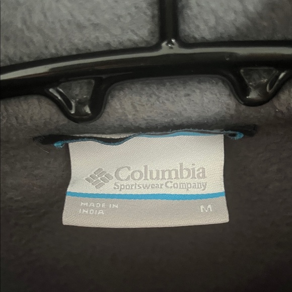 Columbia Two-Tone Fleece Sweater in Gray and Black Size Medium - Picture 2 of 6